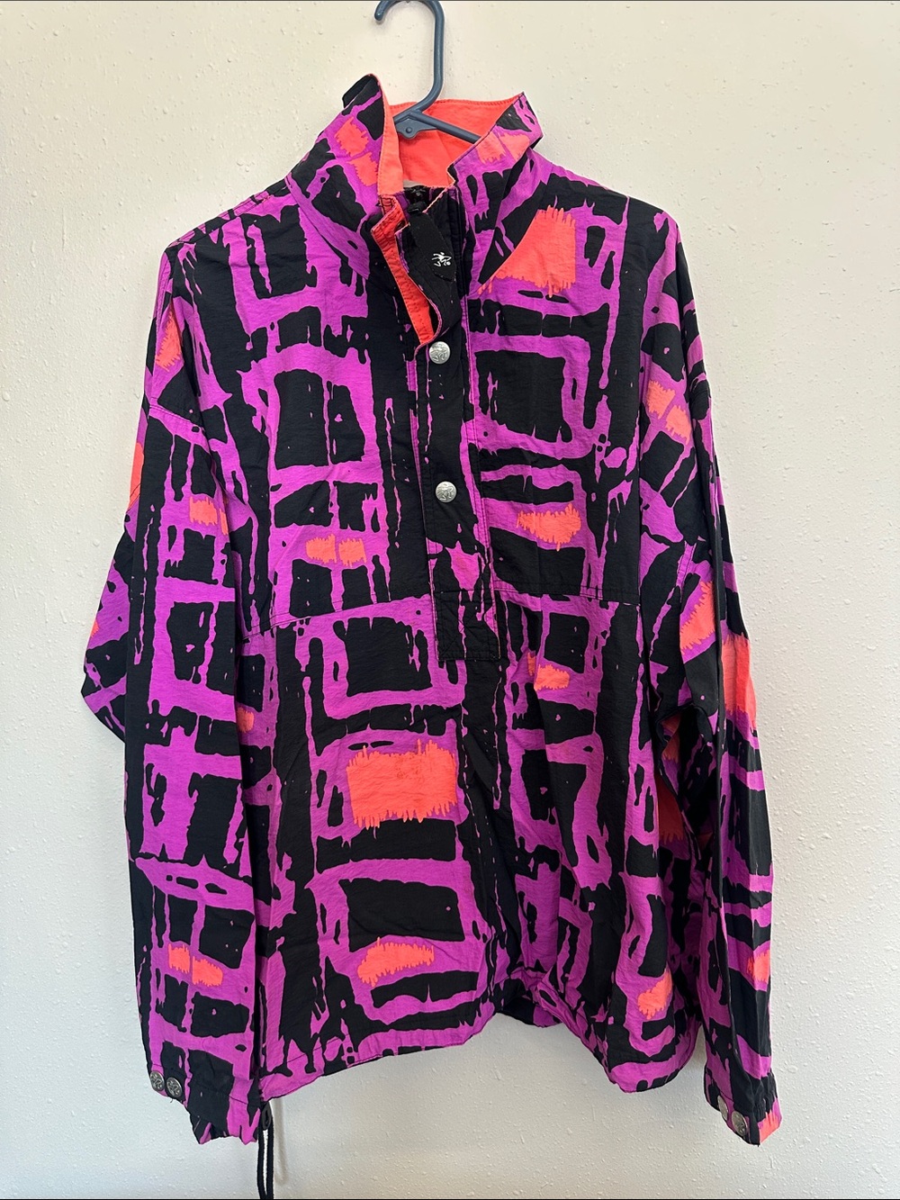 Men’s vintage early 90s OP pullover Graphic print Pullover windbreaker